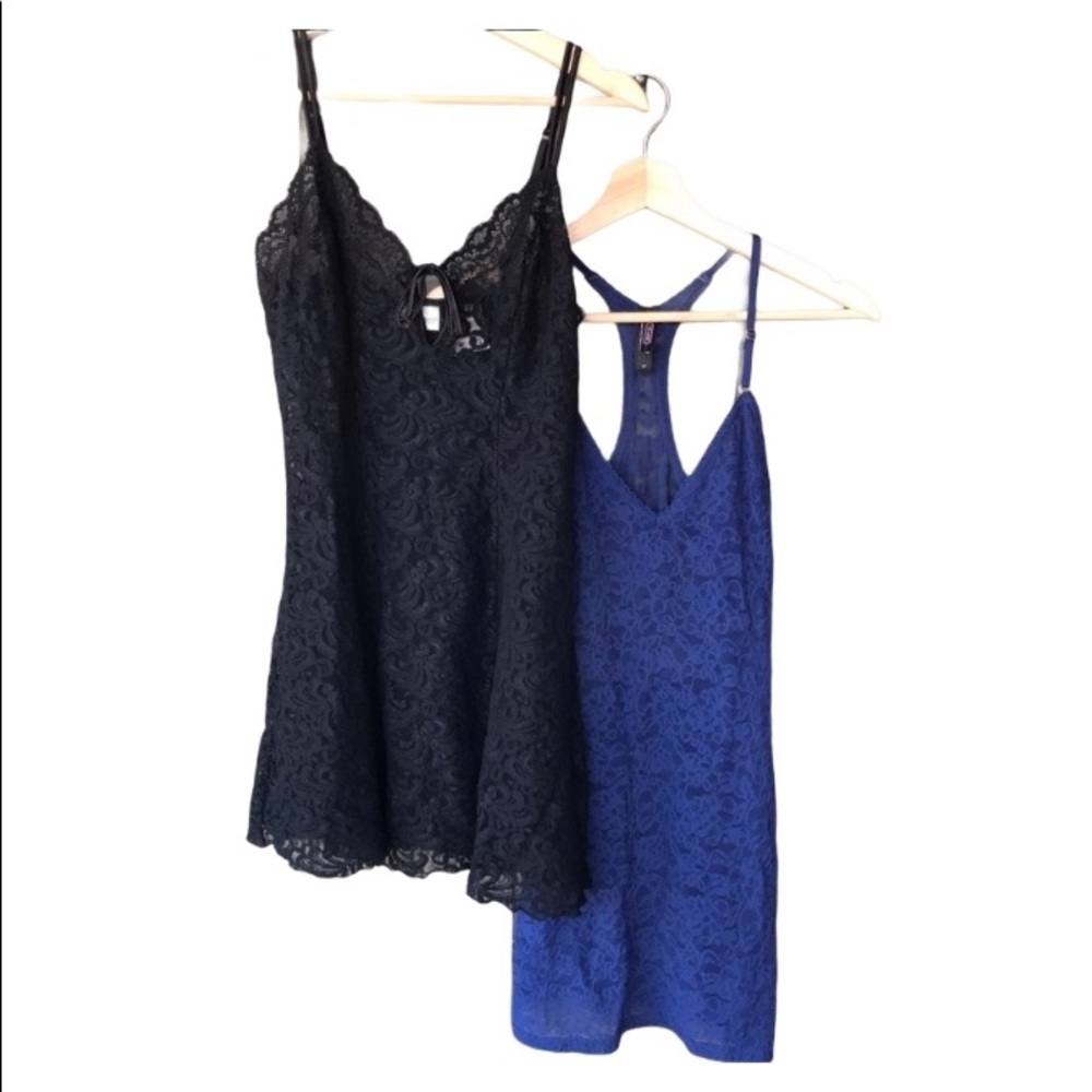 2 Lace Nighties Victoria’s Secret/Delicates, Sz SM